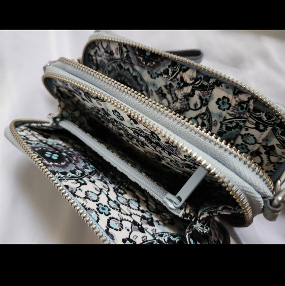 Vera Bradley Leather Crossbody Wallet - Picture 4 of 7